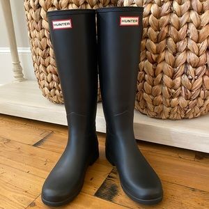 Women’s Refined Original Matte Black Hunter Boots